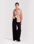 SHIRT WITH FOLDED BACK YOKE